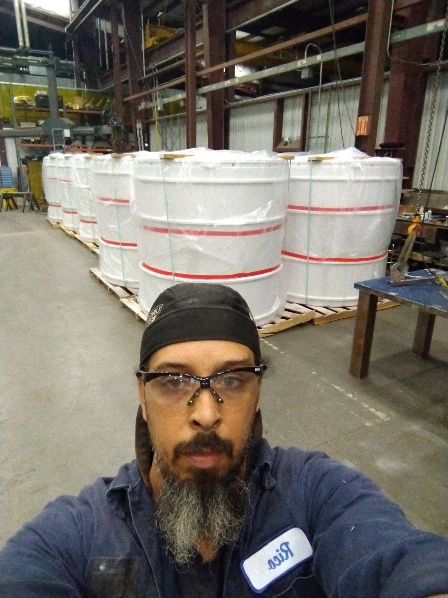 Me with my nuclear waste containment vessels